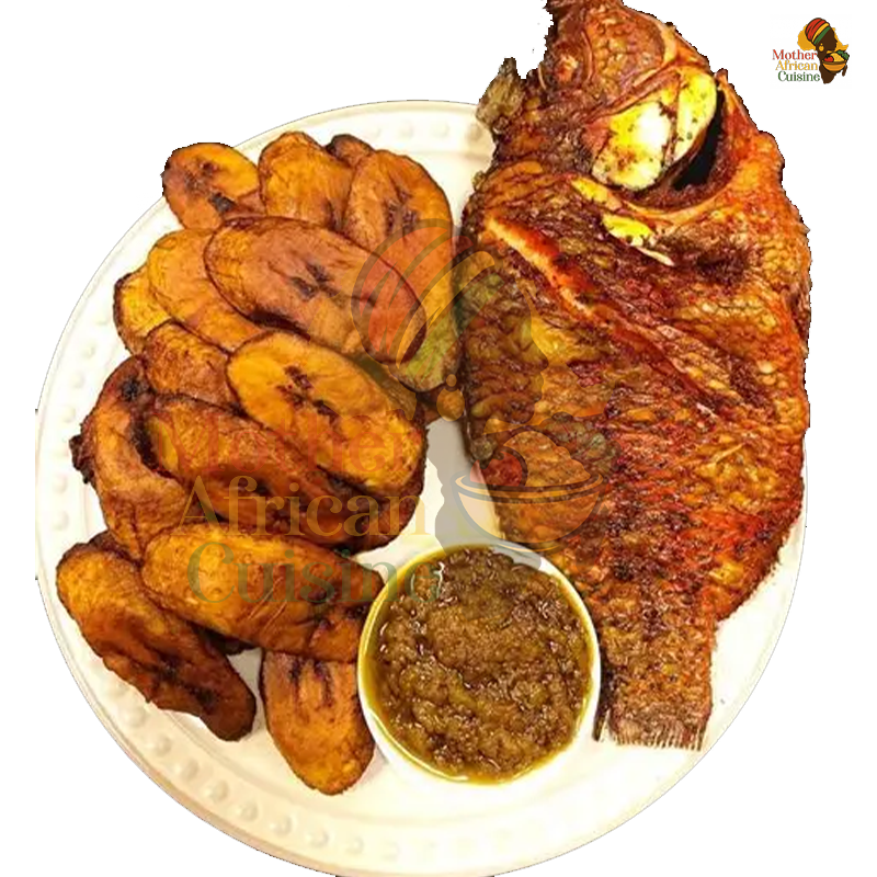 grilled-fish-plantains